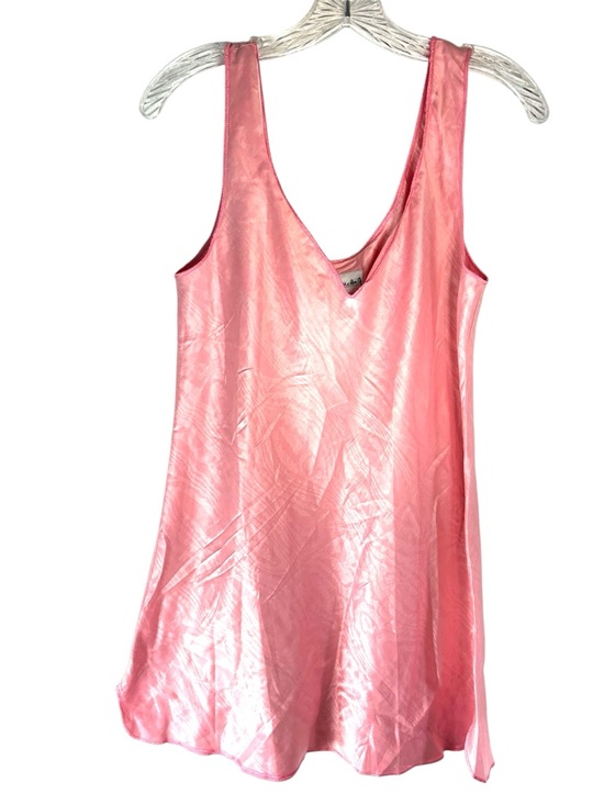 Fernando Sanchez Pink Satin Slip Dress Cami Womens Lingerie Size M - Picture 3 of 15